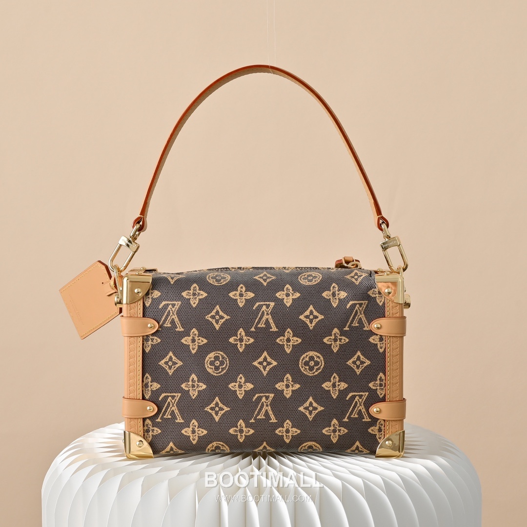 Louis Vuitton Side Trunk MM M27516 Monogram Origine Coated Canvas Shoulder Bag 루이비통 사이드 트렁크 MM 모노그램 오리지네 코팅 캔버스 숄더백 23.5cm 3