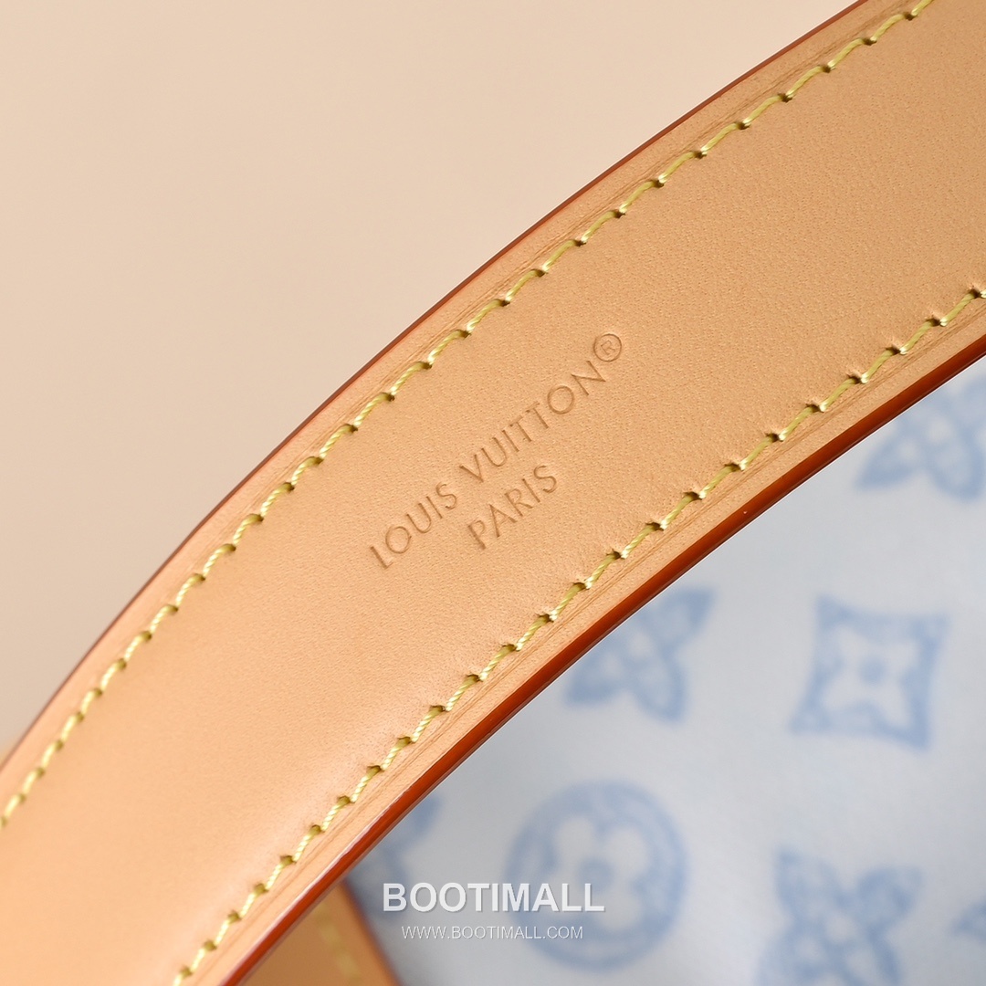 Louis Vuitton Side Trunk MM M27891 Monogram Origine Bleu Canvas Shoulder Bag 루이비통 사이드 트렁크 MM 모노그램 오리지네 블루 코팅 캔버스 숄더백 23.5cm 6