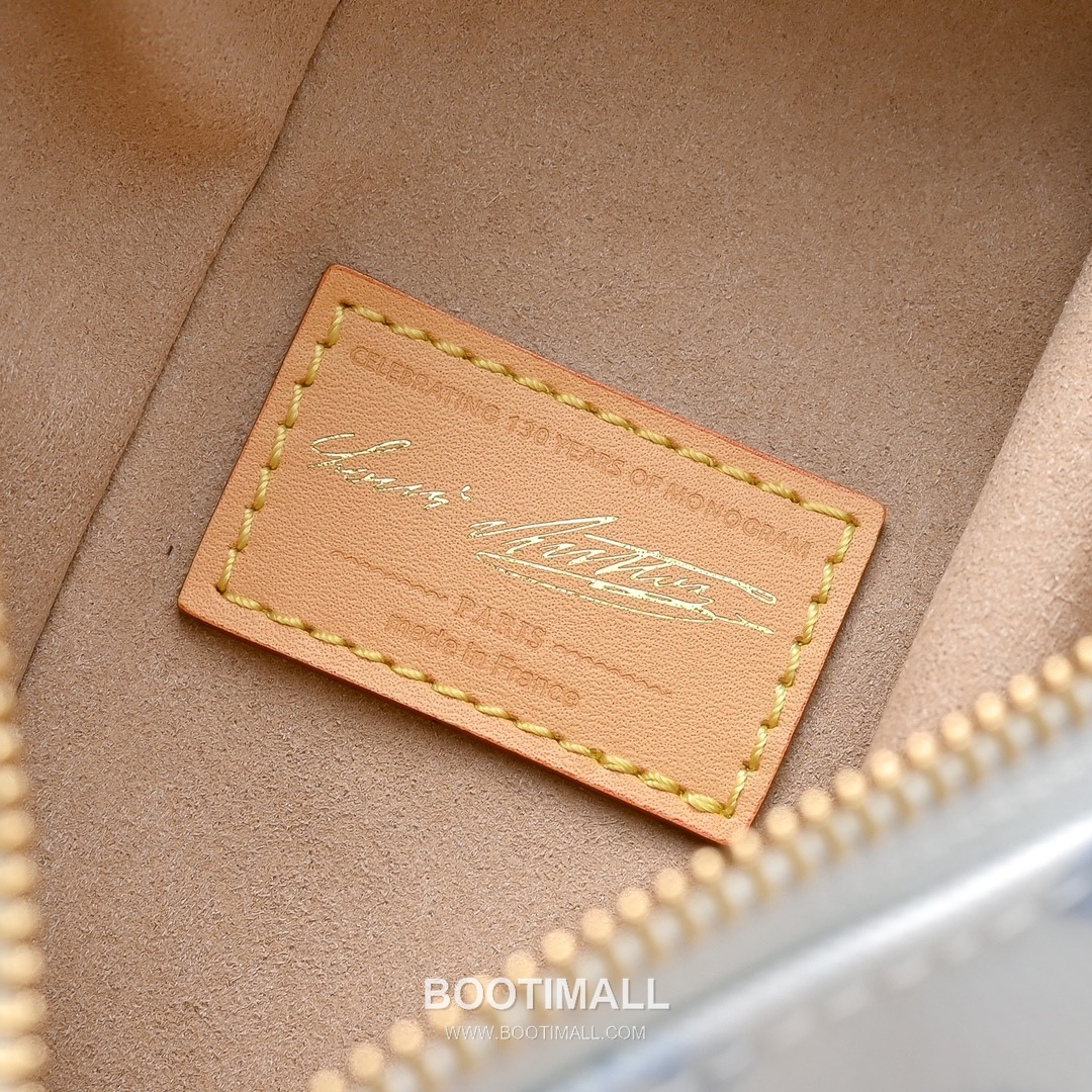 Louis Vuitton Side Trunk MM M27891 Monogram Origine Bleu Canvas Shoulder Bag 루이비통 사이드 트렁크 MM 모노그램 오리지네 블루 코팅 캔버스 숄더백 23.5cm 8