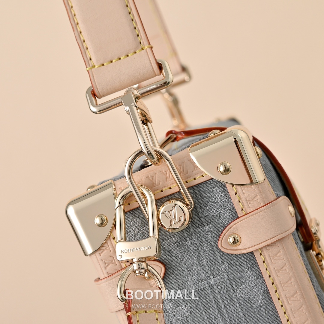 Louis Vuitton Side Trunk MM M13285 Monogram Denim Canvas Shoulder Bag 루이비통 사이드 트렁크 MM 모노그램 데님 캔버스 숄더백 23.5cm 5