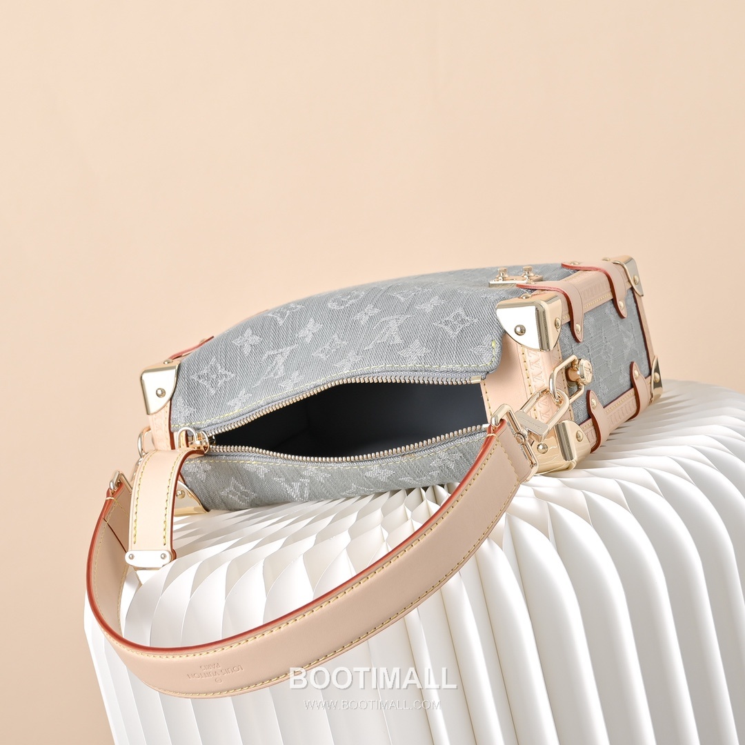 Louis Vuitton Side Trunk MM M13285 Monogram Denim Canvas Shoulder Bag 루이비통 사이드 트렁크 MM 모노그램 데님 캔버스 숄더백 23.5cm 7