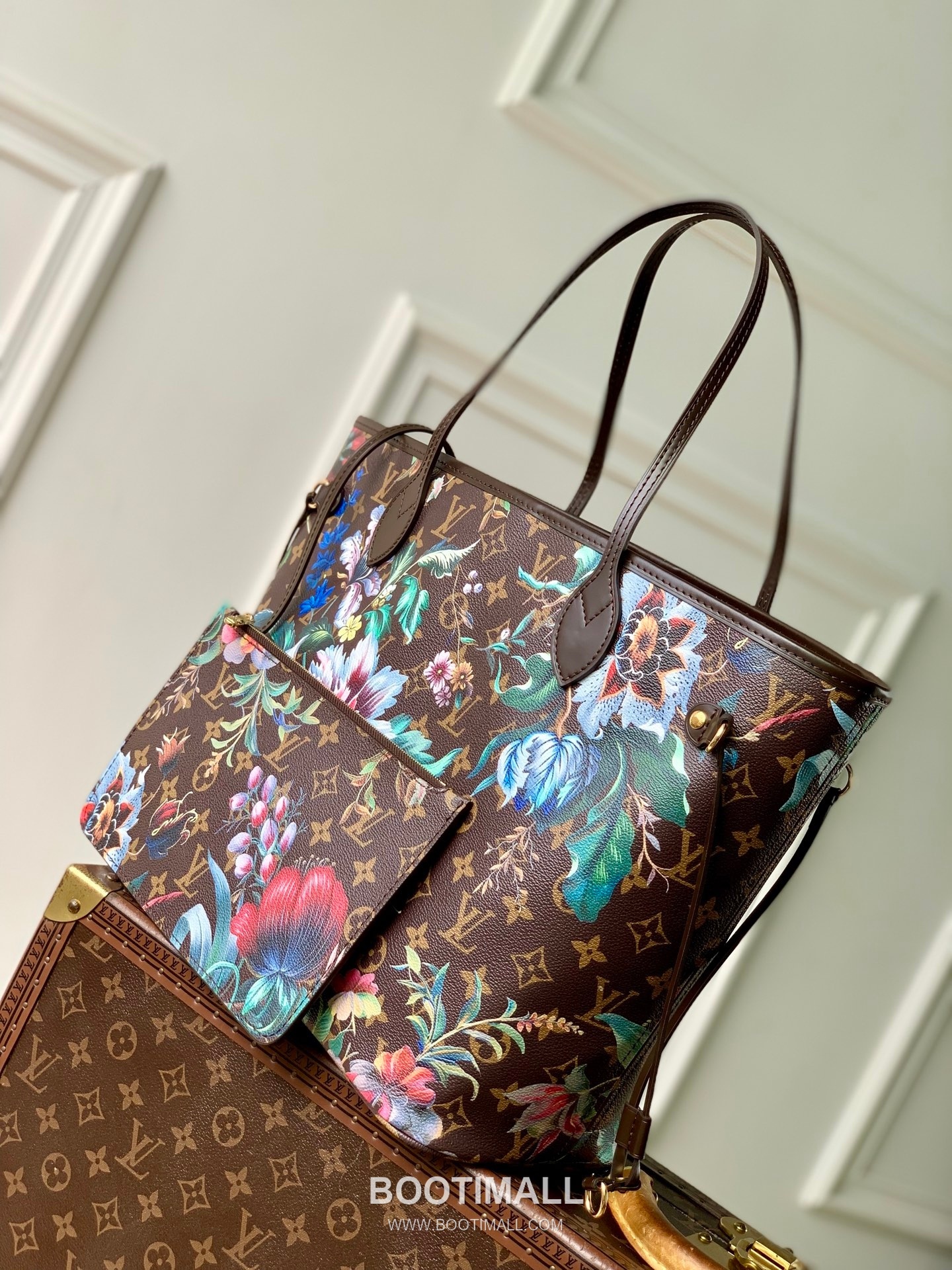 Louis Vuitton Neverfull MM M28918 Monogram Eden Coated Canvas Shoulder Bag 루이비통 네버풀 MM 모노그램 에덴 코팅 캔버스 숄더백 31cm 2