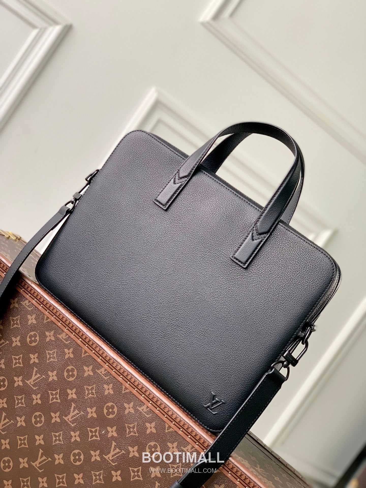 Louis Vuitton Gate Briefcase M15258 Waxed Calfskin Leather Business Bag 루이비통 게이트 브리프케이스 왁스드 카프스킨 레더 서류가방 39.5cm 1