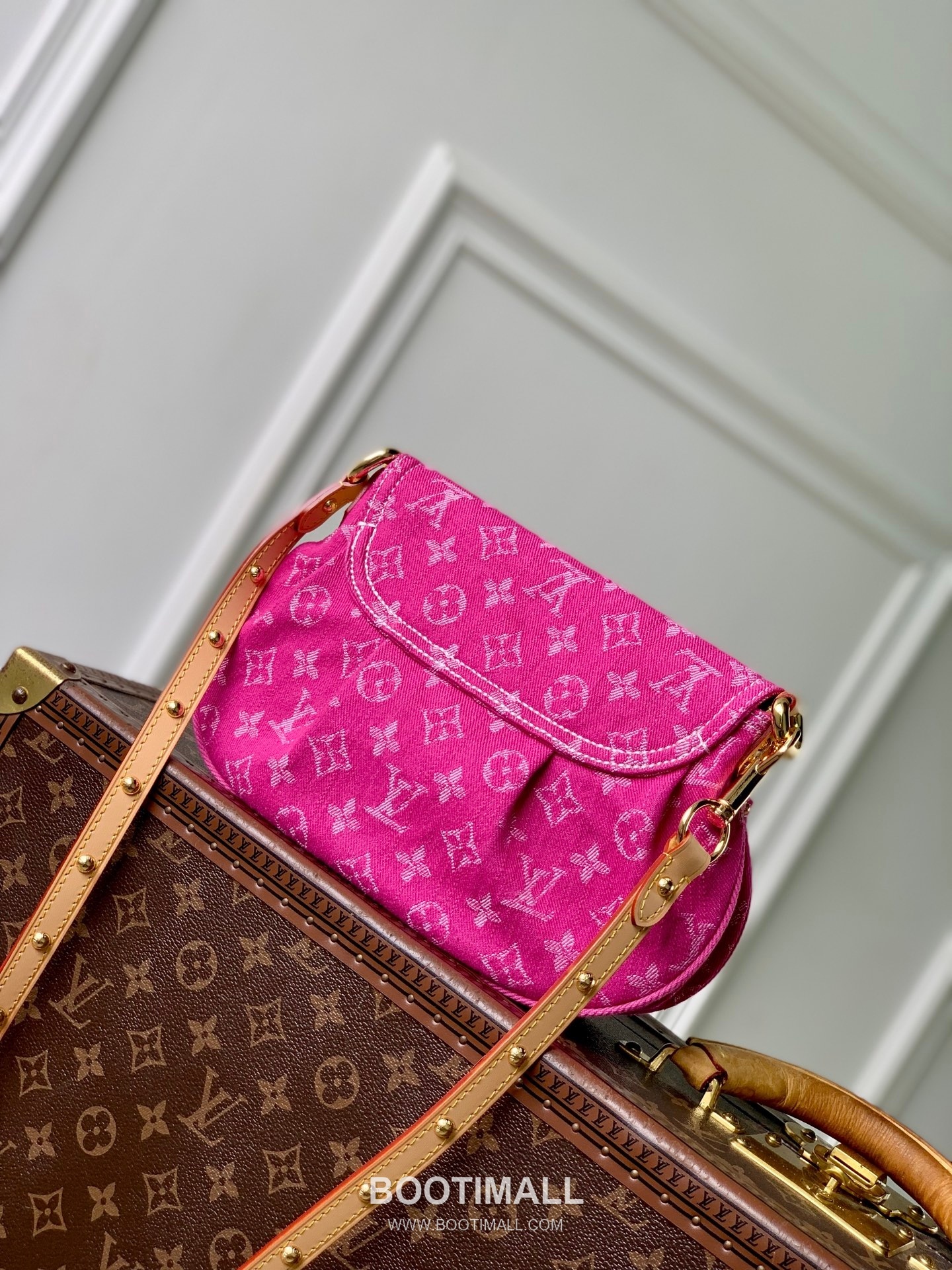 Louis Vuitton Sunset Bag M28291 Denim Canvas Shoulder Bag 루이비통 선셋 백 데님 캔버스 숄더백 27cm 3