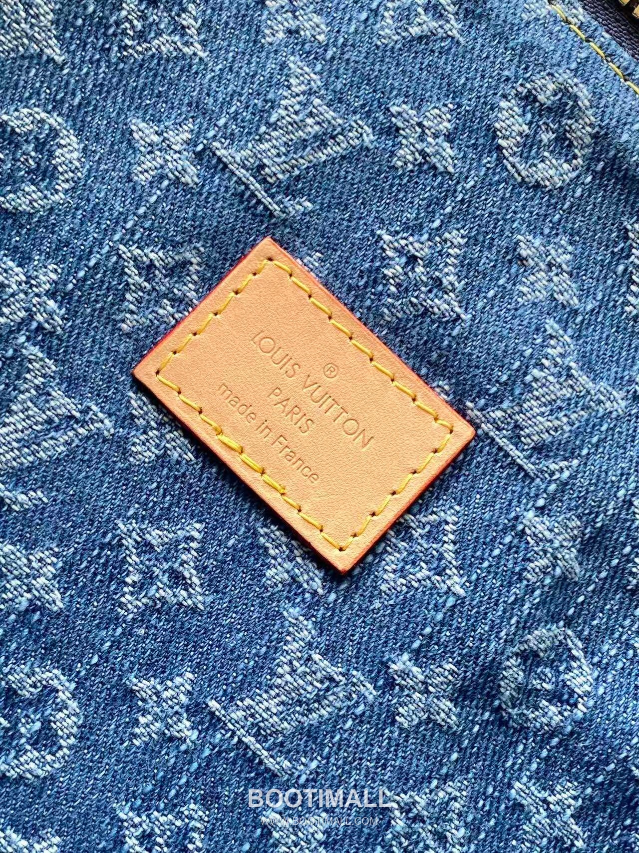 Louis Vuitton Coussin Hobo MM M13390 Monogram Denim Canvas Shoulder Bag 루이비통 쿠션 호보 MM 모노그램 데님 캔버스 숄더백 38cm 9