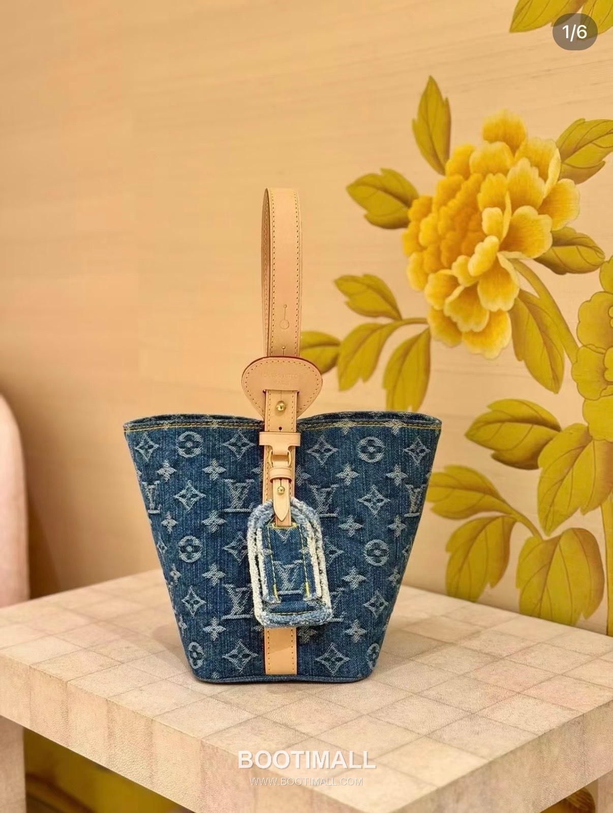 Louis Vuitton All In BB M28107 Monogram Denim Canvas Bucket Bag 루이비통 올 인 BB 모노그램 데님 캔버스 버킷백 16cm 4