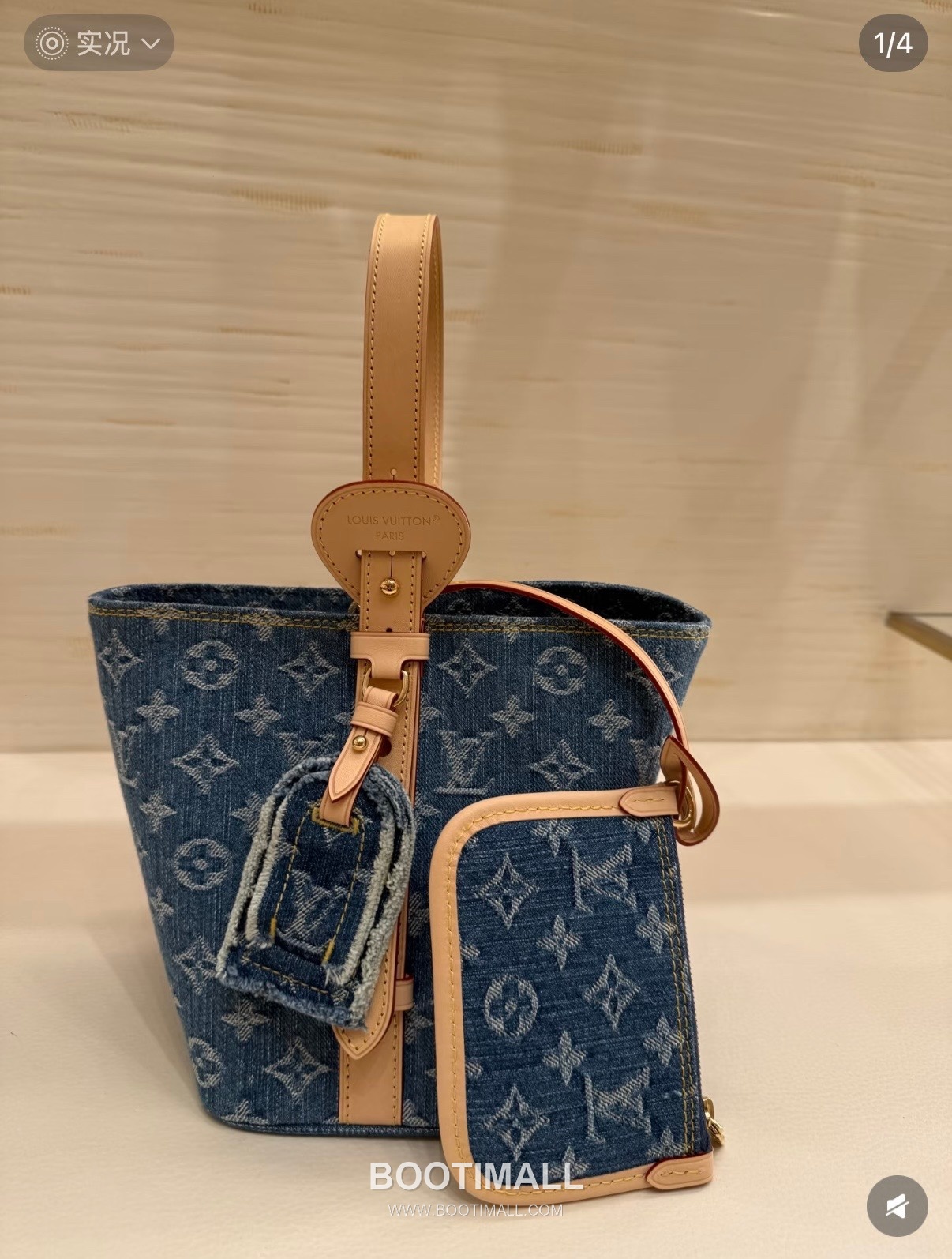 Louis Vuitton All In BB M28107 Monogram Denim Canvas Bucket Bag 루이비통 올 인 BB 모노그램 데님 캔버스 버킷백 16cm 6