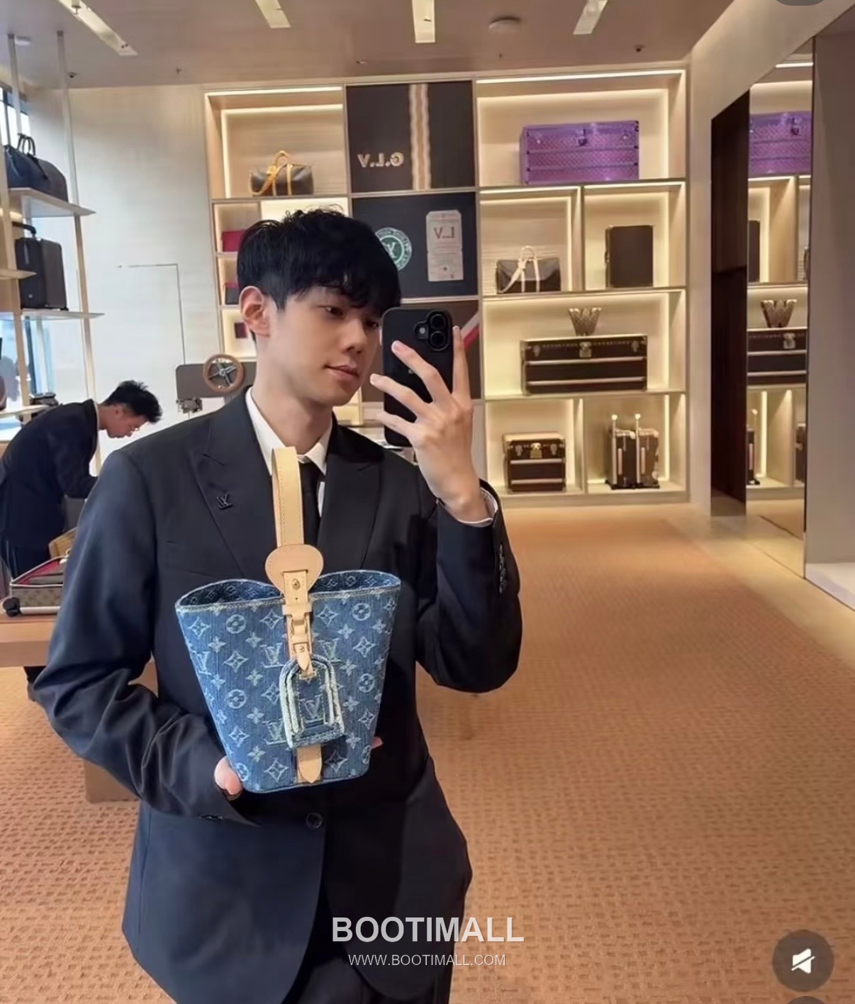 Louis Vuitton All In BB M28107 Monogram Denim Canvas Bucket Bag 루이비통 올 인 BB 모노그램 데님 캔버스 버킷백 16cm 7