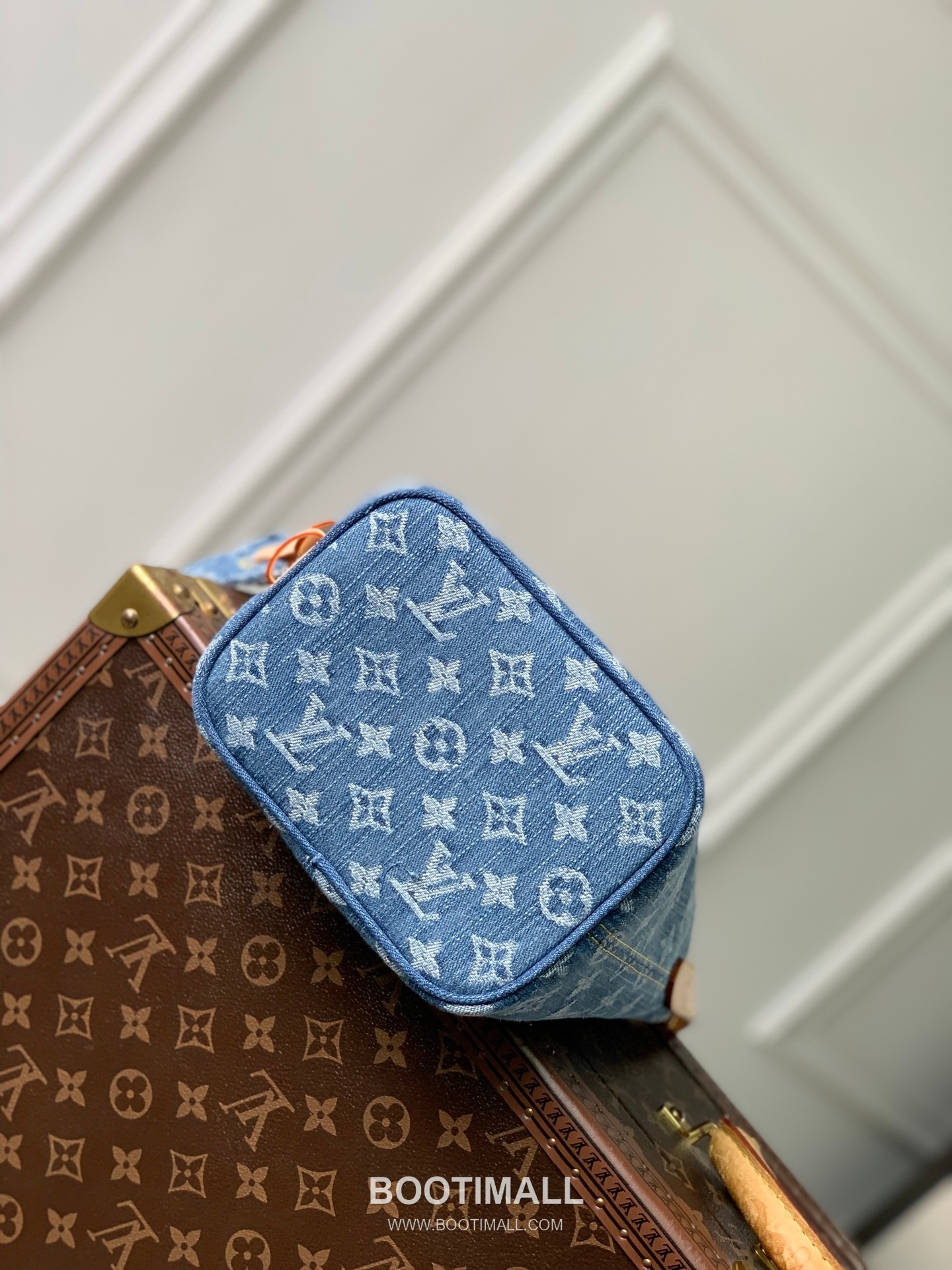 Louis Vuitton All In BB M28107 Monogram Denim Canvas Bucket Bag 루이비통 올 인 BB 모노그램 데님 캔버스 버킷백 16cm 12