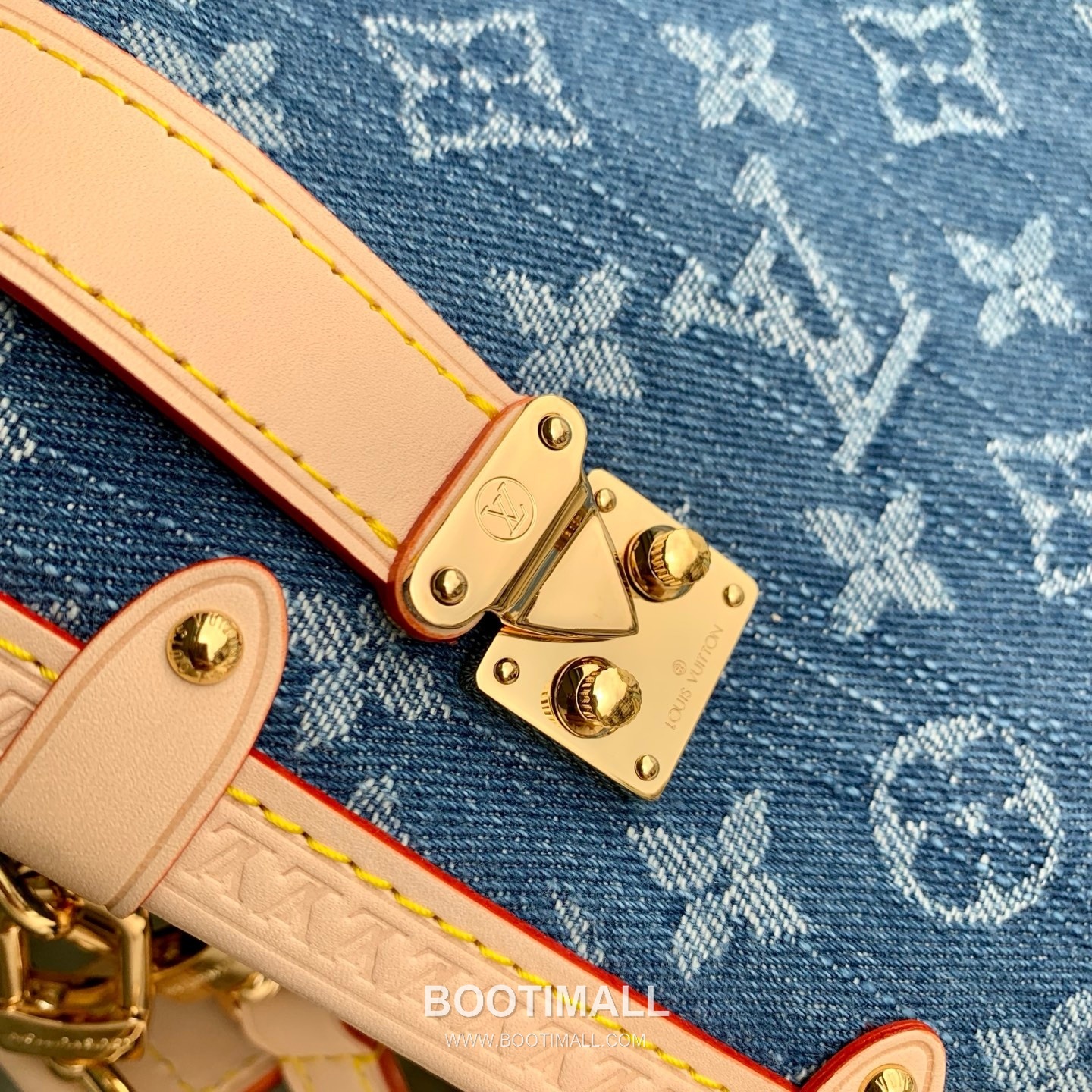 Louis Vuitton Side Trunk MM M27450 Monogram Denim Canvas Shoulder Bag 루이비통 사이드 트렁크 MM 모노그램 데님 캔버스 숄더백 23.5cm 14