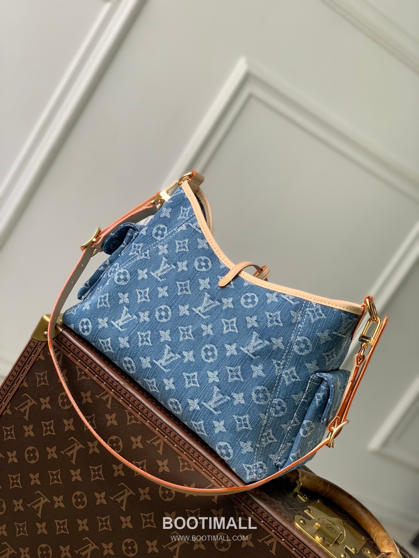 Louis Vuitton Carryall Cargo PM M28287 Denim Canvas Shoulder Bag 루이비통 캐리올 카고 PM 데님 캔버스 숄더백 33.5cm 3