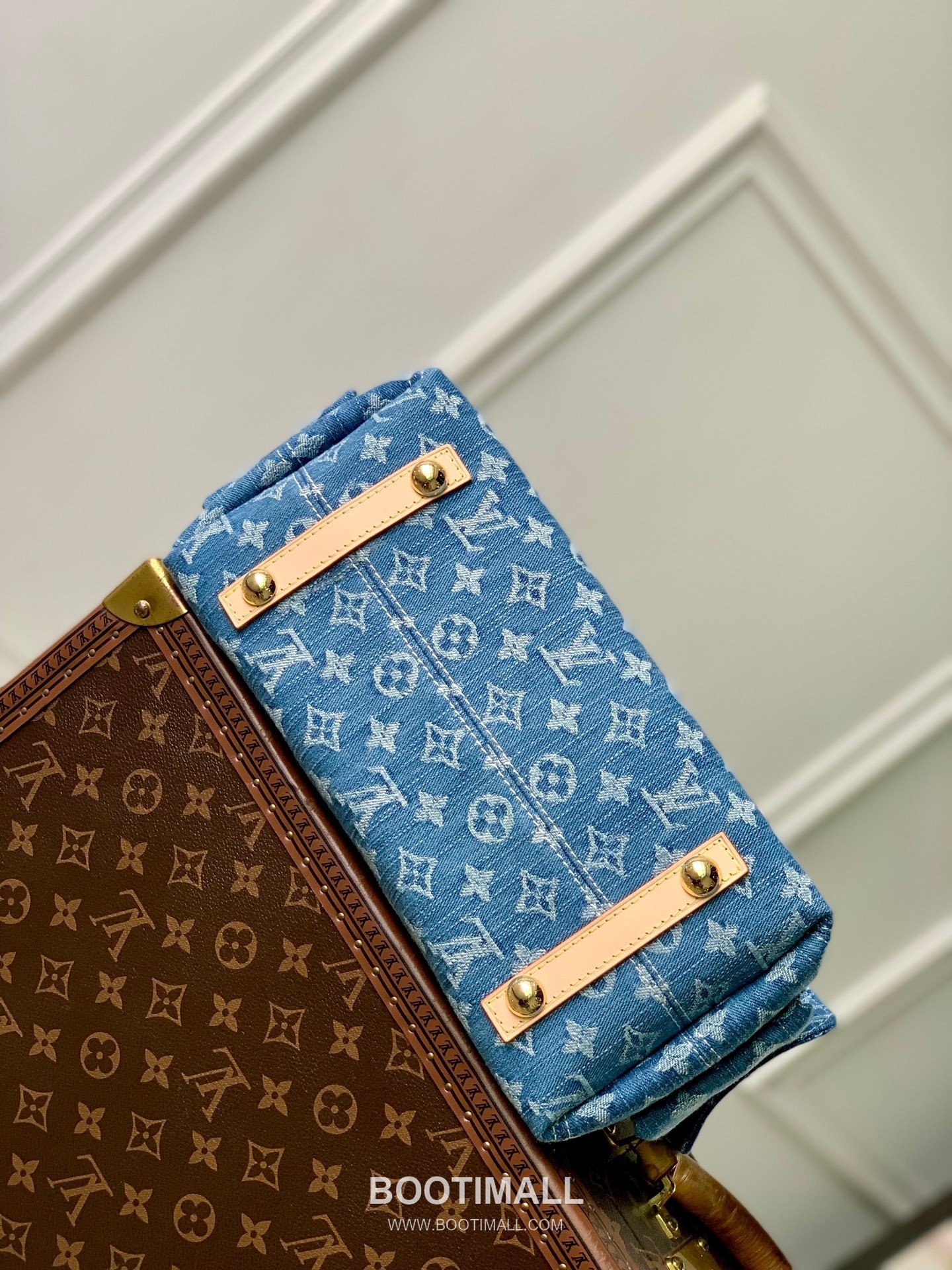 Louis Vuitton Carryall Cargo PM M28287 Denim Canvas Shoulder Bag 루이비통 캐리올 카고 PM 데님 캔버스 숄더백 33.5cm 4