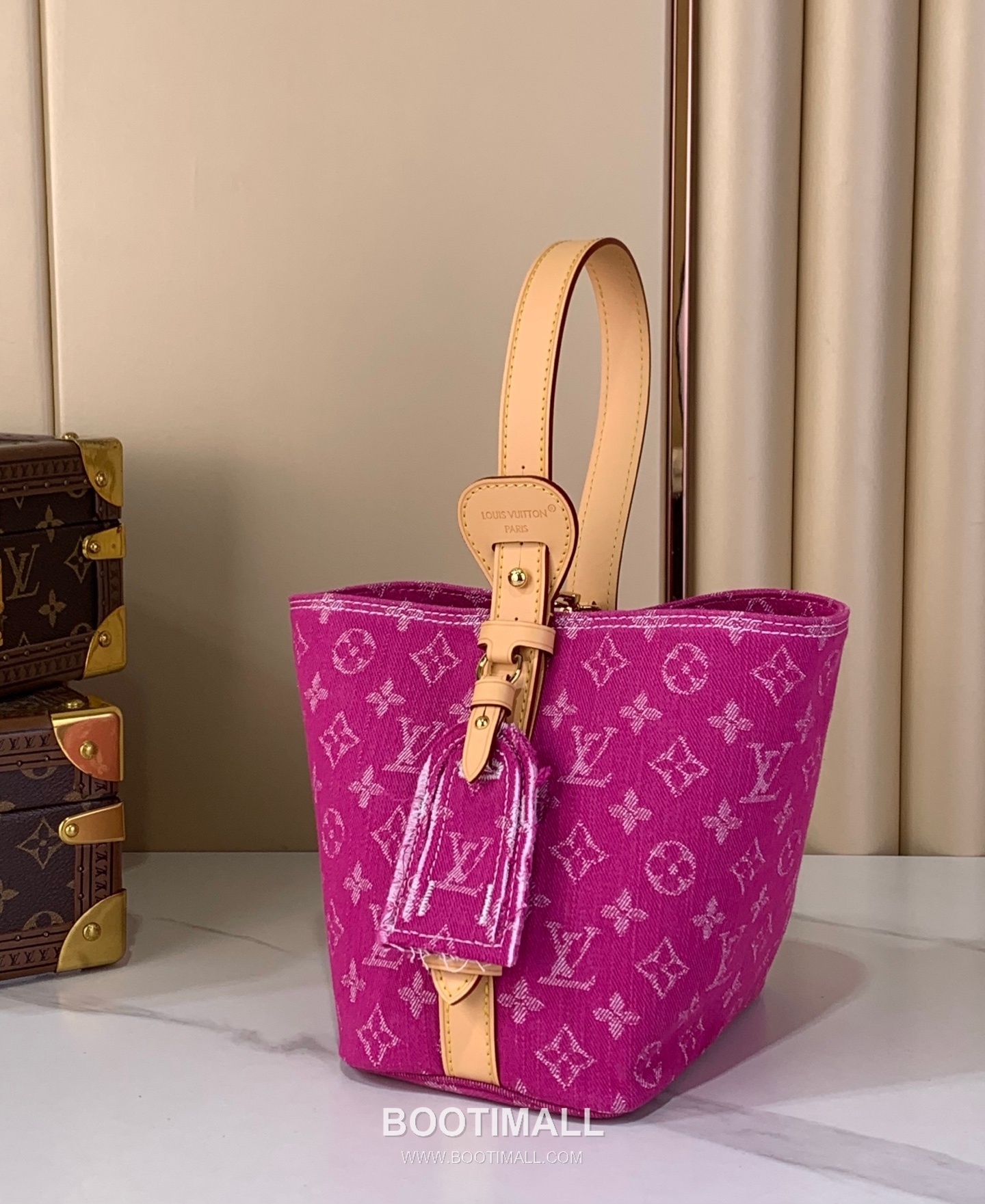 Louis Vuitton All In BB M27626 Monogram Denim Canvas Bucket Bag 루이비통 올 인 BB 모노그램 데님 캔버스 버킷백 16cm 2