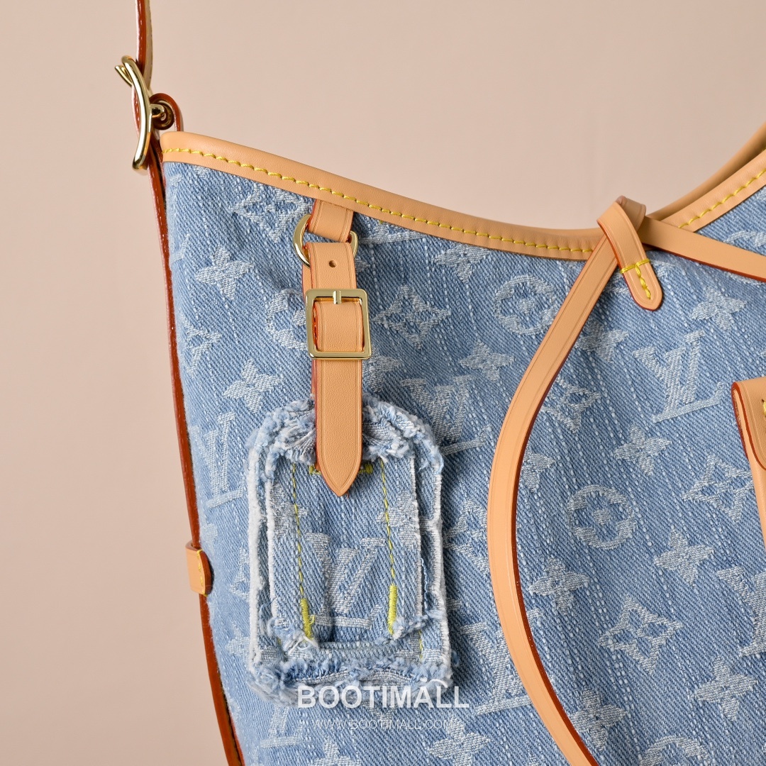 Louis Vuitton Carryall MM M11462 Monogram Denim Canvas Shoulder Bag 루이비통 캐리올 MM 모노그램 데님 캔버스 숄더백 29cm 5