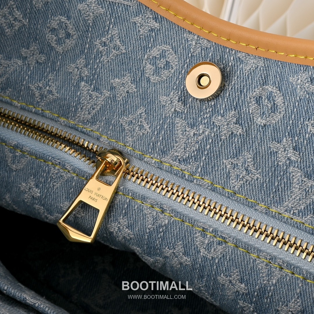 Louis Vuitton Carryall MM M11462 Monogram Denim Canvas Shoulder Bag 루이비통 캐리올 MM 모노그램 데님 캔버스 숄더백 29cm 8