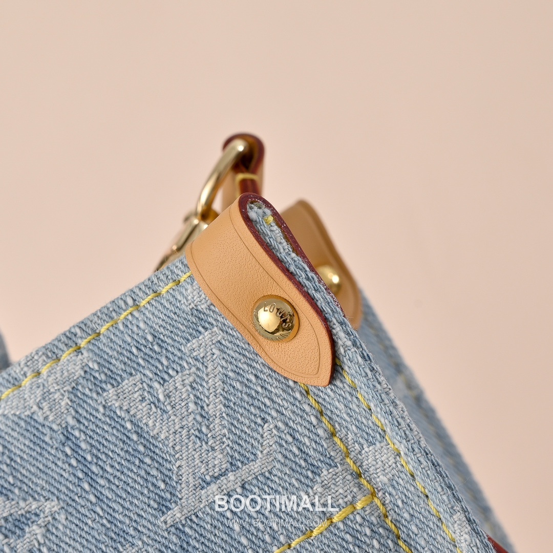 Louis Vuitton Let Go PM M24897 Monogram Denim Canvas Tote Bag 루이비통 렛 고 PM 모노그램 데님 캔버스 토트백 28cm 5