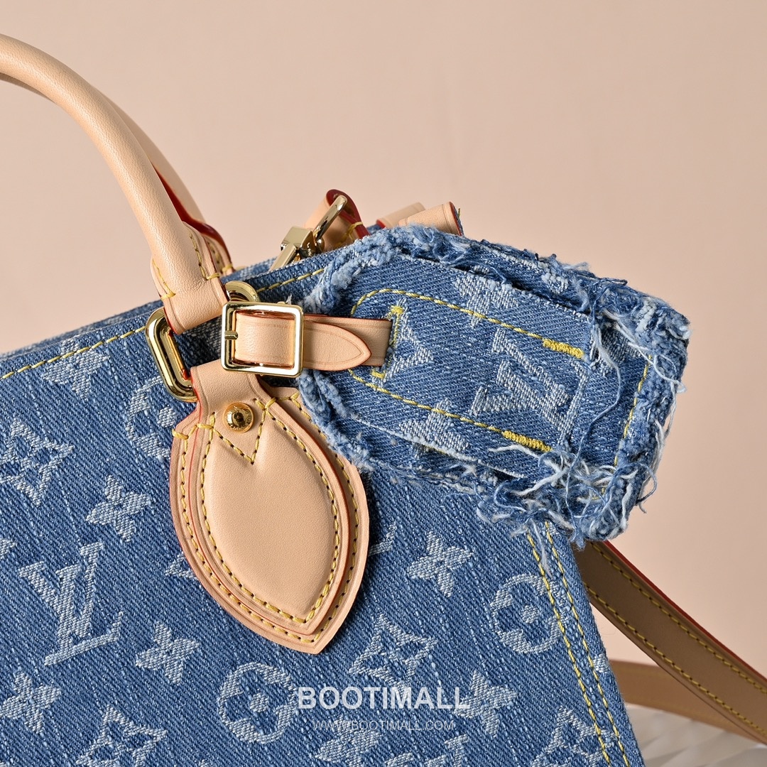 Louis Vuitton OnTheGo PM M14633 Monogram Denim Canvas Shoulder Bag 루이비통 온더고 PM 모노그램 데님 캔버스 숄더백 25cm 4