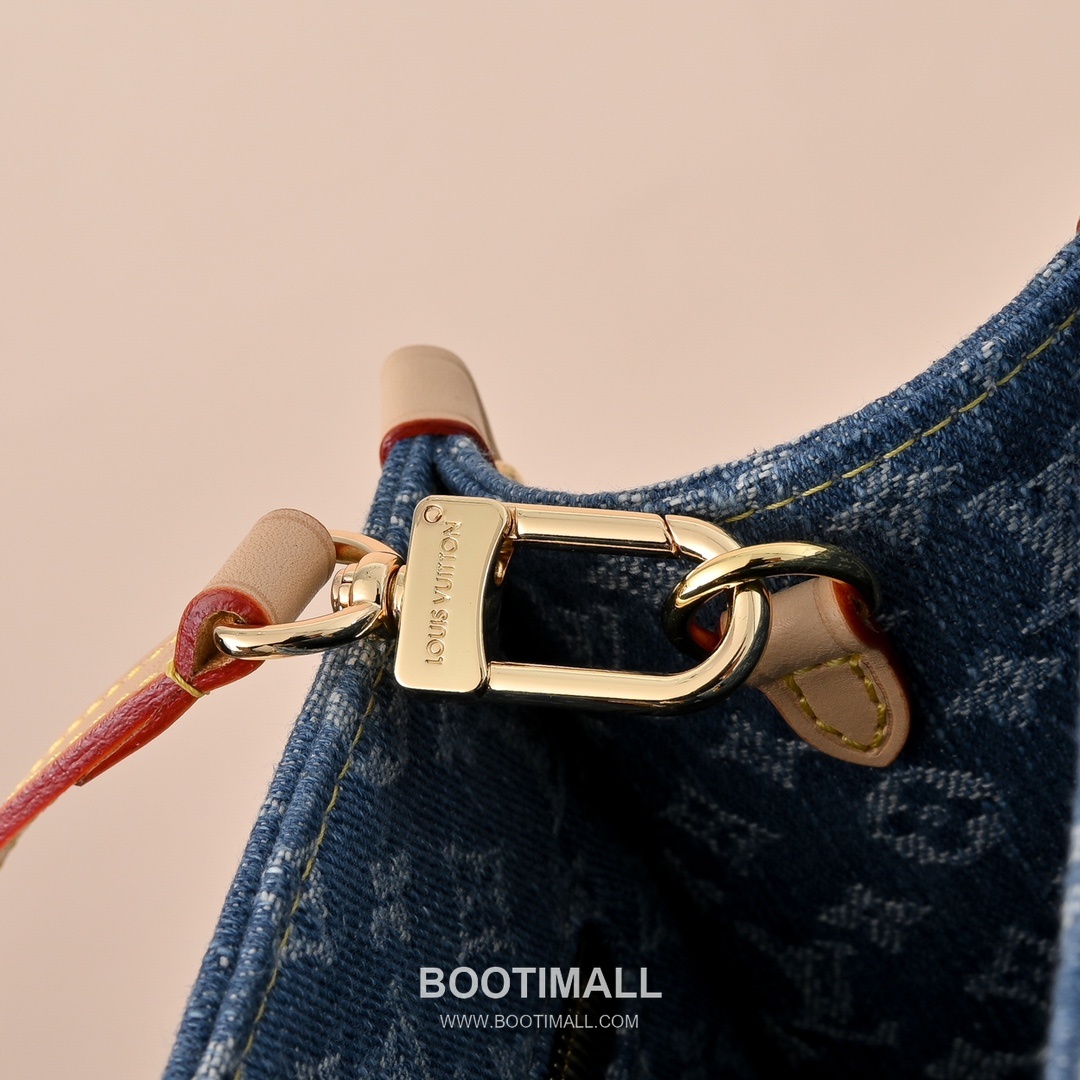 Louis Vuitton OnTheGo PM M14633 Monogram Denim Canvas Shoulder Bag 루이비통 온더고 PM 모노그램 데님 캔버스 숄더백 25cm 5