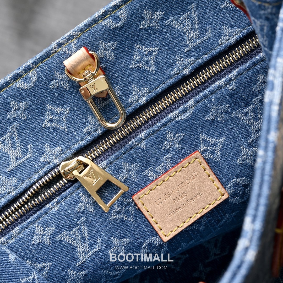 Louis Vuitton OnTheGo PM M14633 Monogram Denim Canvas Shoulder Bag 루이비통 온더고 PM 모노그램 데님 캔버스 숄더백 25cm 8