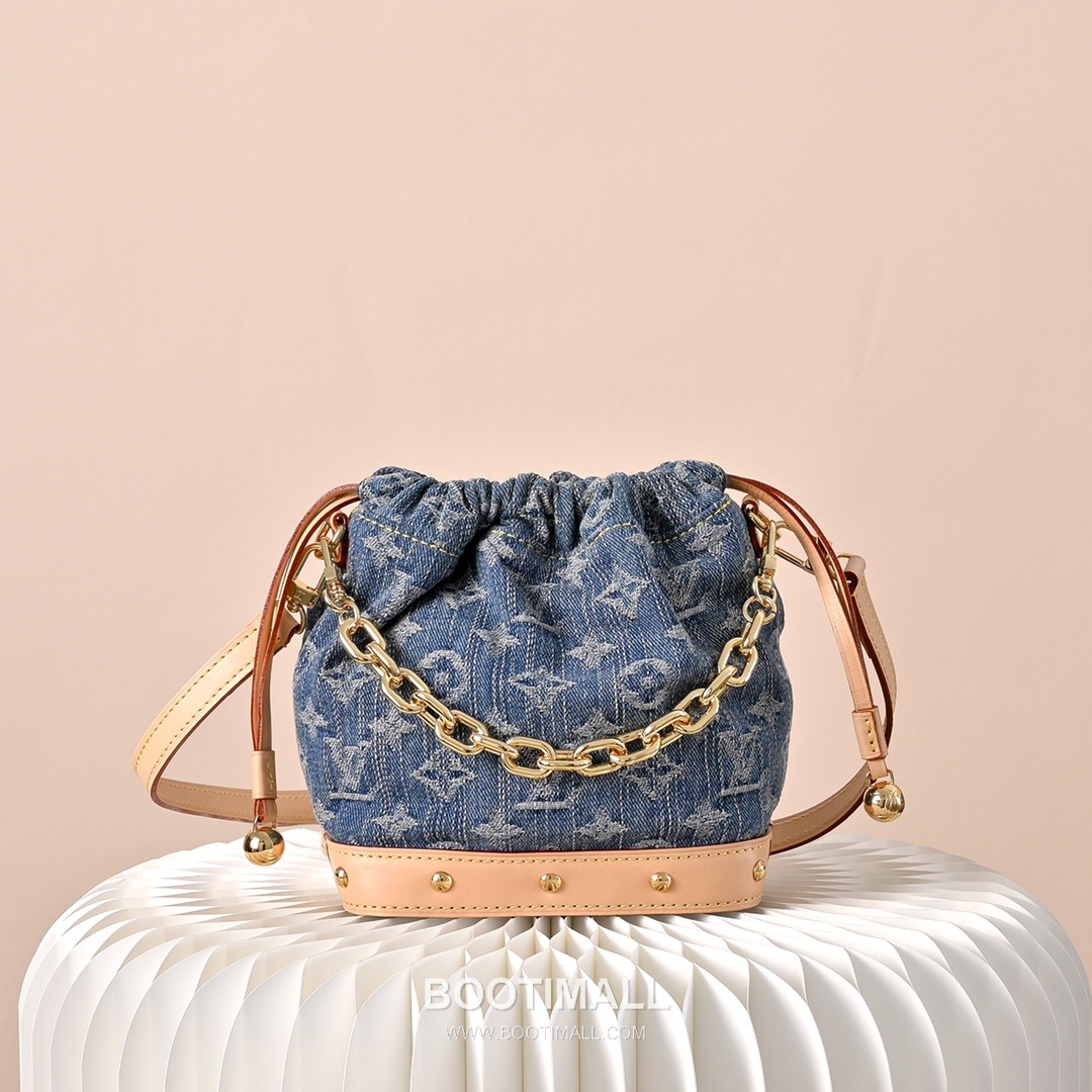 Louis Vuitton Nano Noé Backpack M83043 Monogram Denim Canvas Backpack 루이비통 나노 노에 백팩 모노그램 데님 캔버스 백팩 17.5cm 1