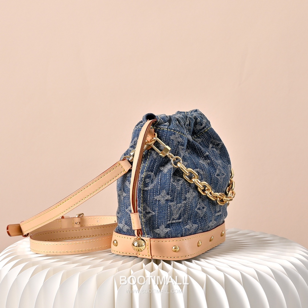 Louis Vuitton Nano Noé Backpack M83043 Monogram Denim Canvas Backpack 루이비통 나노 노에 백팩 모노그램 데님 캔버스 백팩 17.5cm 2