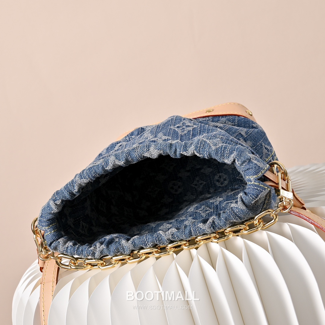 Louis Vuitton Nano Noé Backpack M83043 Monogram Denim Canvas Backpack 루이비통 나노 노에 백팩 모노그램 데님 캔버스 백팩 17.5cm 7