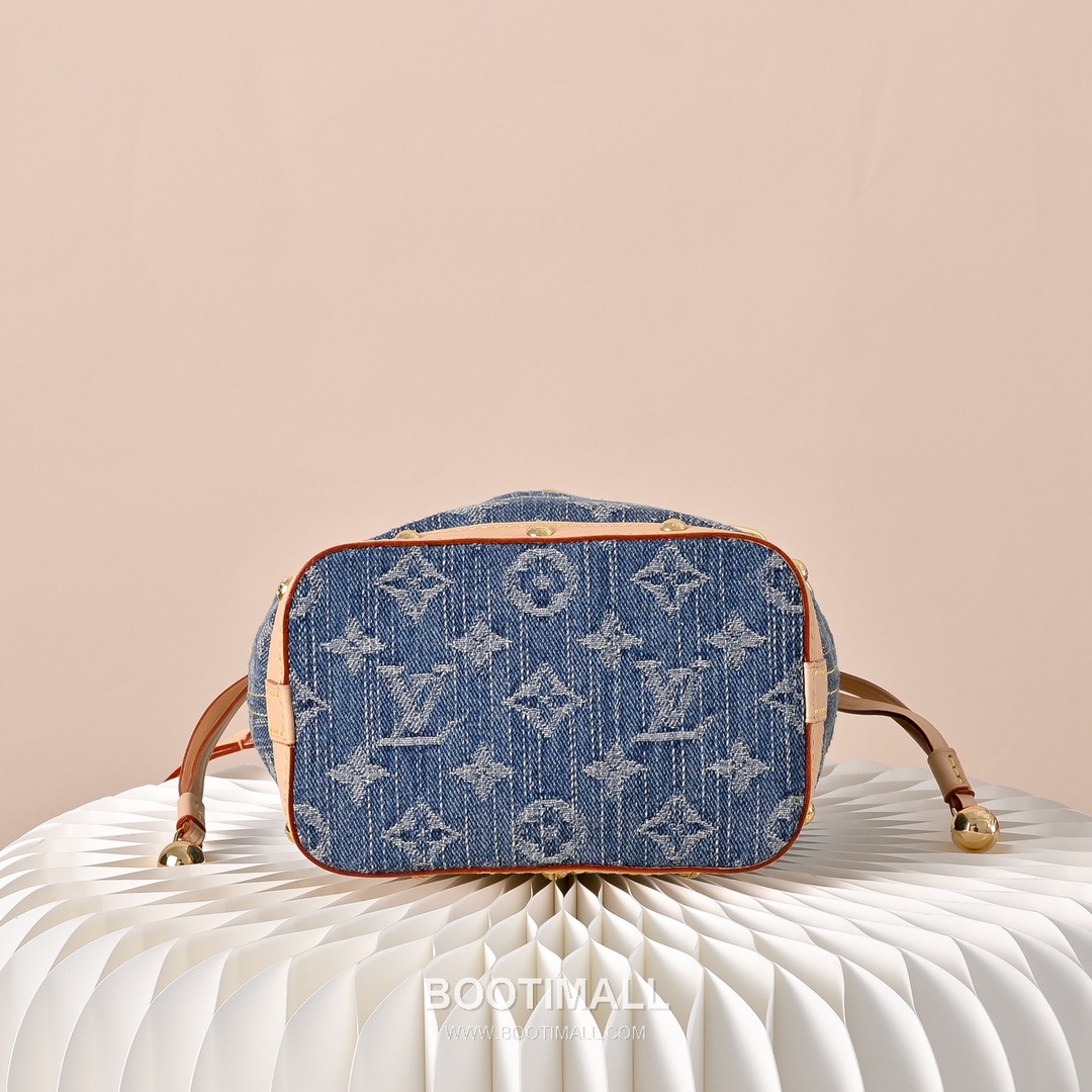 Louis Vuitton Nano Noé Backpack M83043 Monogram Denim Canvas Backpack 루이비통 나노 노에 백팩 모노그램 데님 캔버스 백팩 17.5cm 9