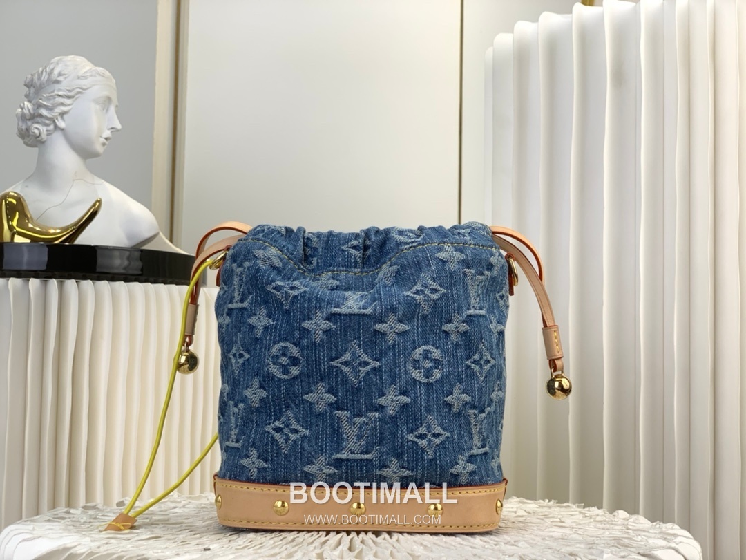 Louis Vuitton Nano Noé Backpack M83043 Monogram Denim Canvas Backpack 루이비통 나노 노에 백팩 모노그램 데님 캔버스 백팩 17.5cm 1