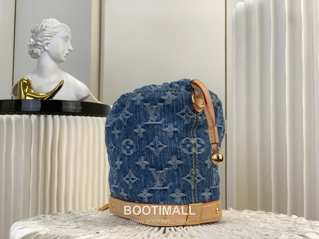 Louis Vuitton Nano Noé Backpack M83043 Monogram Denim Canvas Backpack 루이비통 나노 노에 백팩 모노그램 데님 캔버스 백팩 17.5cm 2