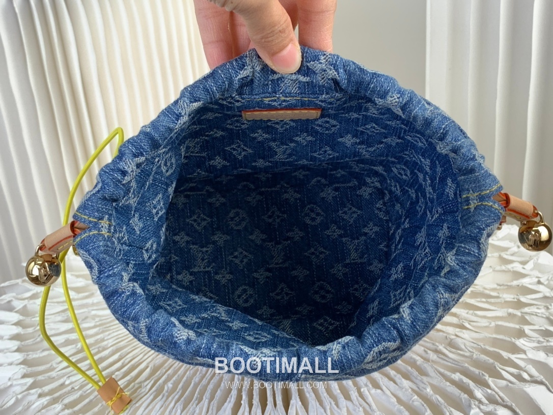 Louis Vuitton Nano Noé Backpack M83043 Monogram Denim Canvas Backpack 루이비통 나노 노에 백팩 모노그램 데님 캔버스 백팩 17.5cm 8