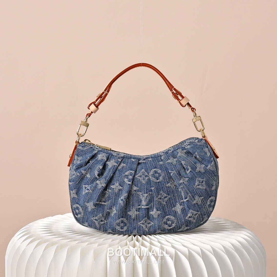 Louis Vuitton Pochette Valley M13571 Monogram Denim Canvas Shoulder Bag 루이비통 포쉐트 밸리 모노그램 데님 캔버스 숄더백 21cm 3