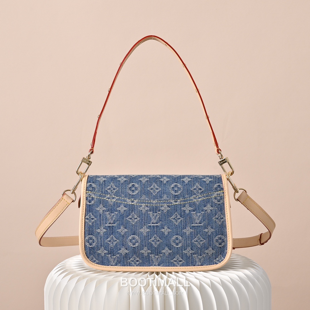 Louis Vuitton Diane M13070 Monogram Denim Canvas Shoulder Bag 루이비통 다이앤 모노그램 데님 캔버스 숄더백 24cm 3