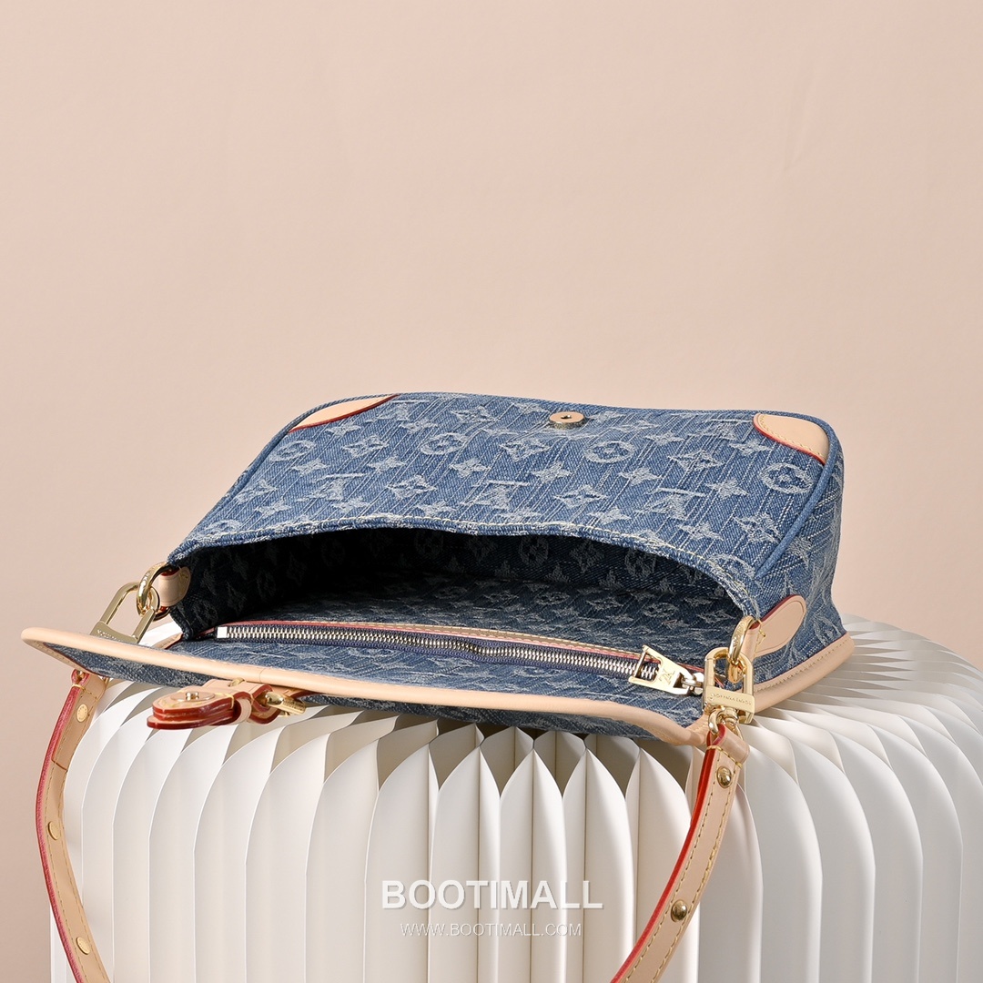 Louis Vuitton Diane M13070 Monogram Denim Canvas Shoulder Bag 루이비통 다이앤 모노그램 데님 캔버스 숄더백 24cm 7