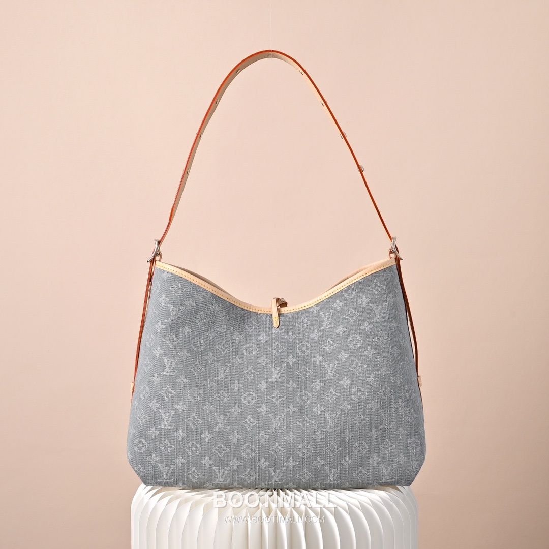 Louis Vuitton Carryall MM M13289 Monogram Denim Canvas Shoulder Bag 루이비통 캐리올 MM 모노그램 데님 캔버스 숄더백 39cm 3