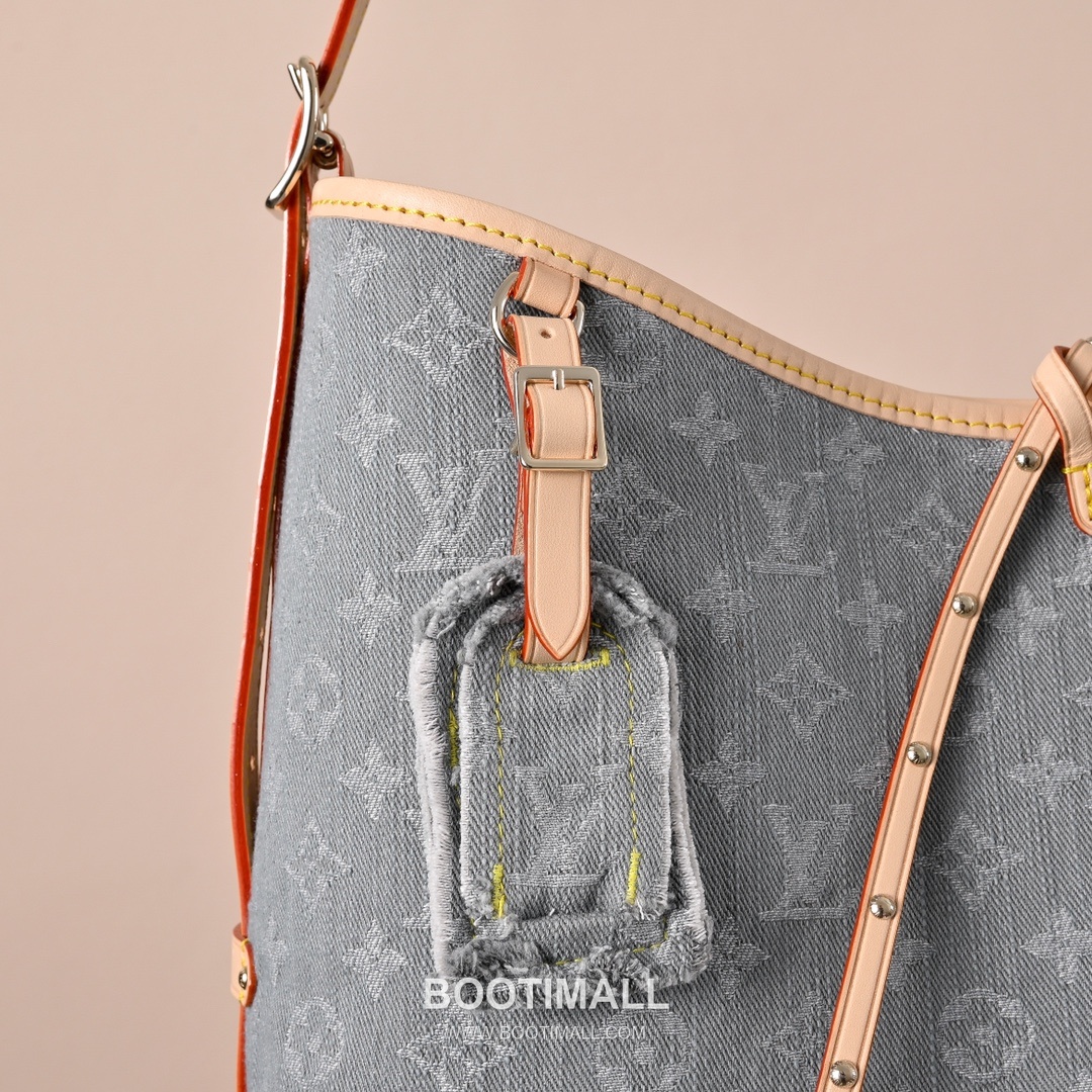Louis Vuitton Carryall MM M13289 Monogram Denim Canvas Shoulder Bag 루이비통 캐리올 MM 모노그램 데님 캔버스 숄더백 39cm 5