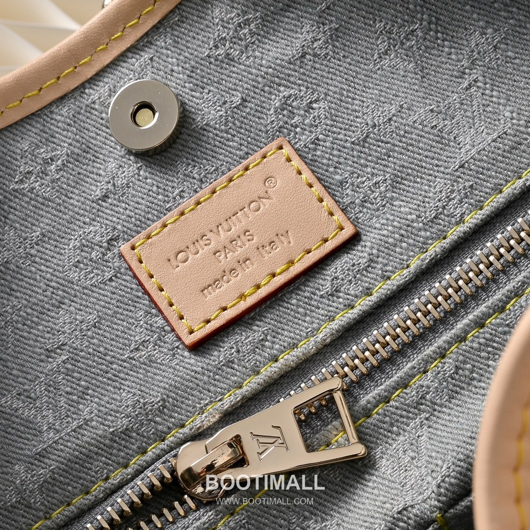 Louis Vuitton Carryall MM M13289 Monogram Denim Canvas Shoulder Bag 루이비통 캐리올 MM 모노그램 데님 캔버스 숄더백 39cm 8