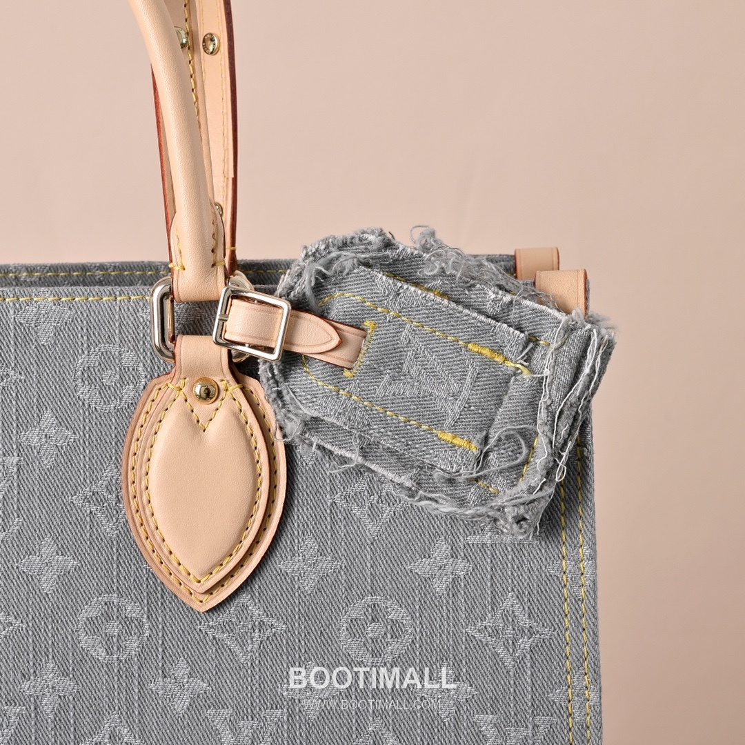Louis Vuitton OnTheGo MM M13189 Monogram Denim Canvas Shoulder Bag 루이비통 온더고 MM 모노그램 데님 캔버스 숄더백 35cm 6