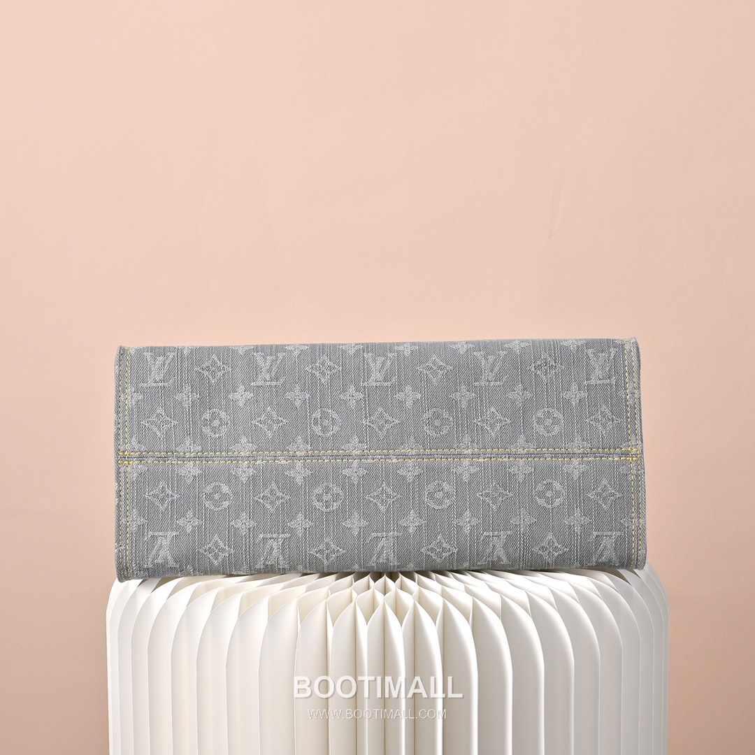 Louis Vuitton OnTheGo MM M13189 Monogram Denim Canvas Shoulder Bag 루이비통 온더고 MM 모노그램 데님 캔버스 숄더백 35cm 9