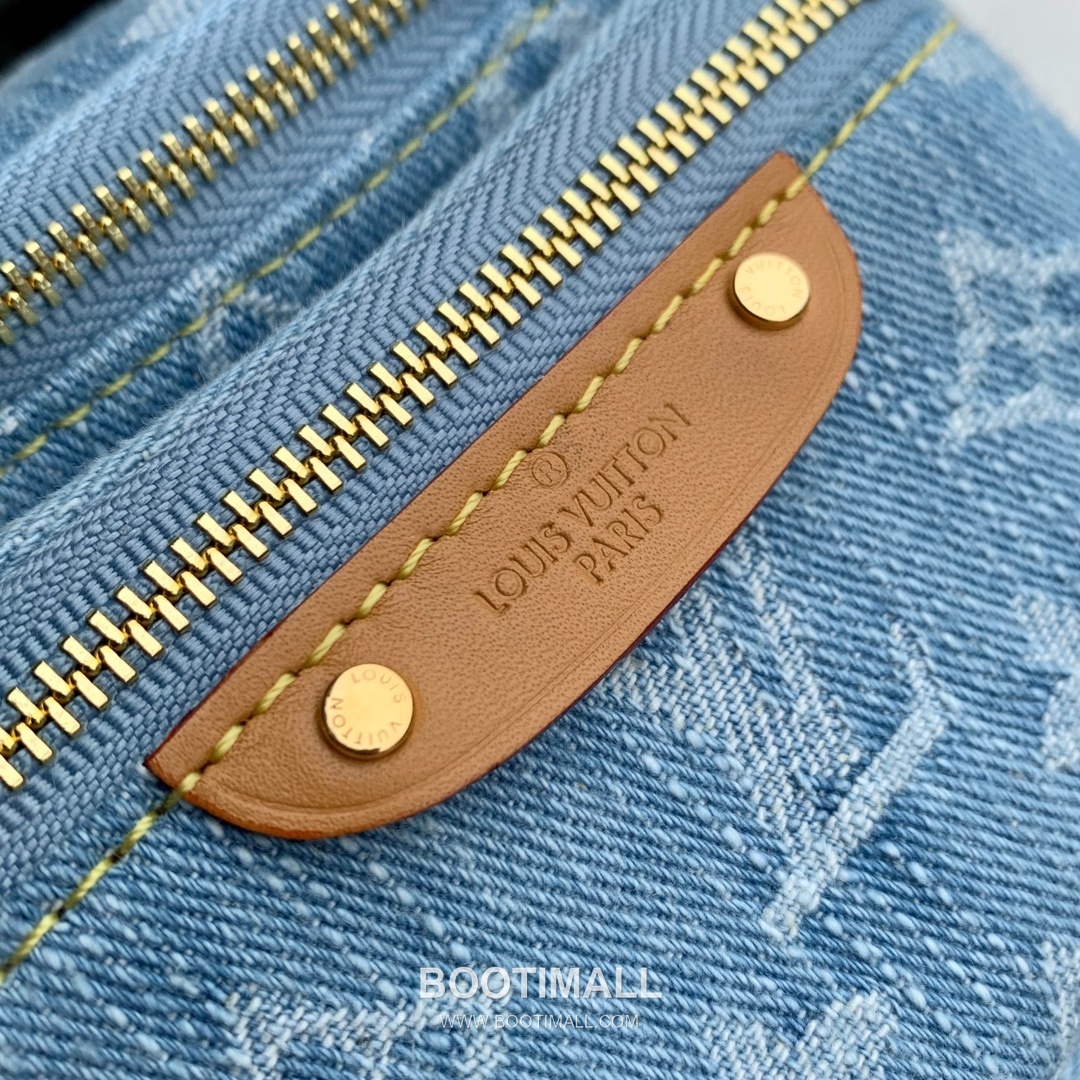 Louis Vuitton Mini Bumbag M83353 Monogram Denim Canvas Waist Bag 루이비통 미니 범백 모노그램 데님 캔버스 웨이스트백 17cm 5