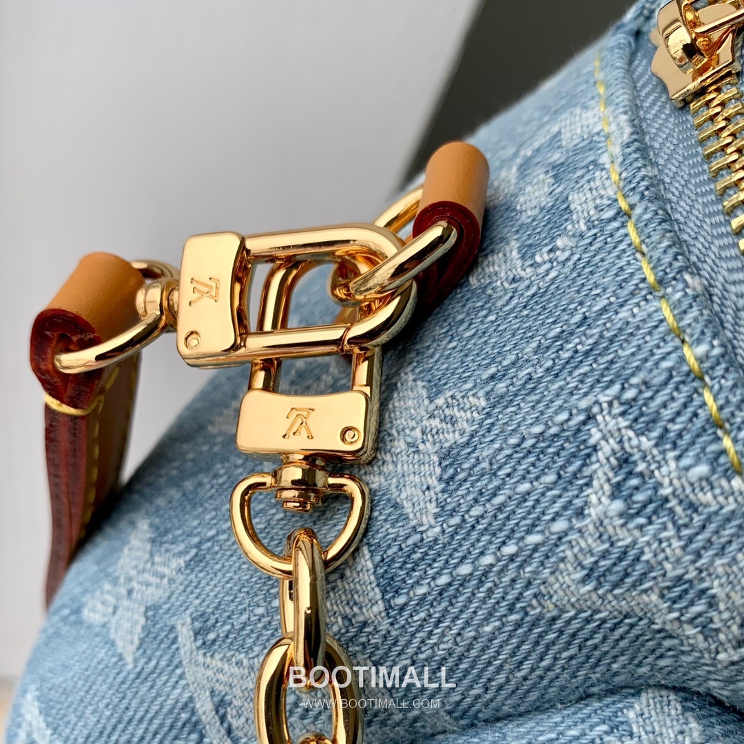 Louis Vuitton Mini Bumbag M83353 Monogram Denim Canvas Waist Bag 루이비통 미니 범백 모노그램 데님 캔버스 웨이스트백 17cm 6