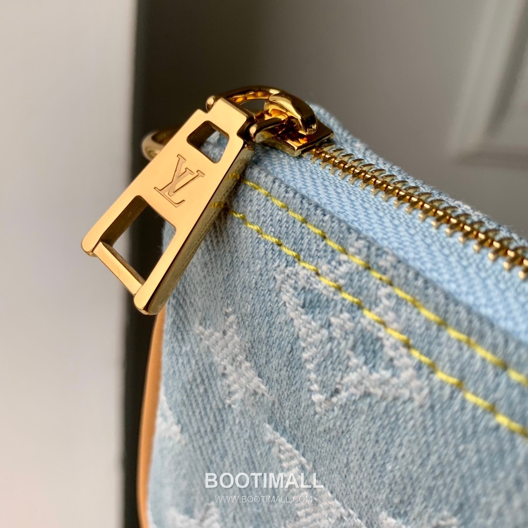 Louis Vuitton Mini Pochette Accessoires M82960 Monogram Denim Canvas Clutch Bag 루이비통 미니 포쉐트 액세수아르 모노그램 데님 캔버스 클러치백 15.5cm 5