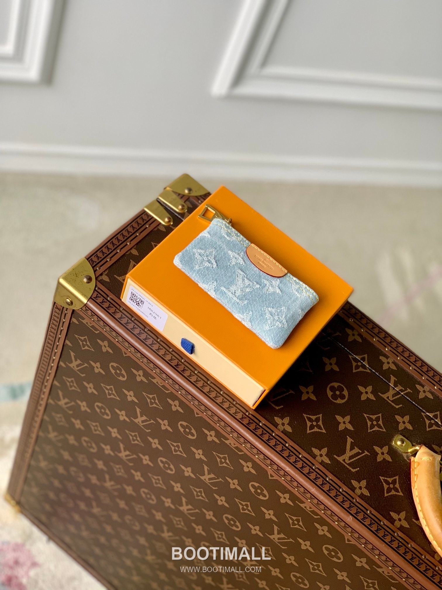 Louis Vuitton Key Pouch M82961 Monogram Denim Canvas Coin Wallet 루이비통 키 파우치 모노그램 데님 캔버스 동전지갑 12cm 3