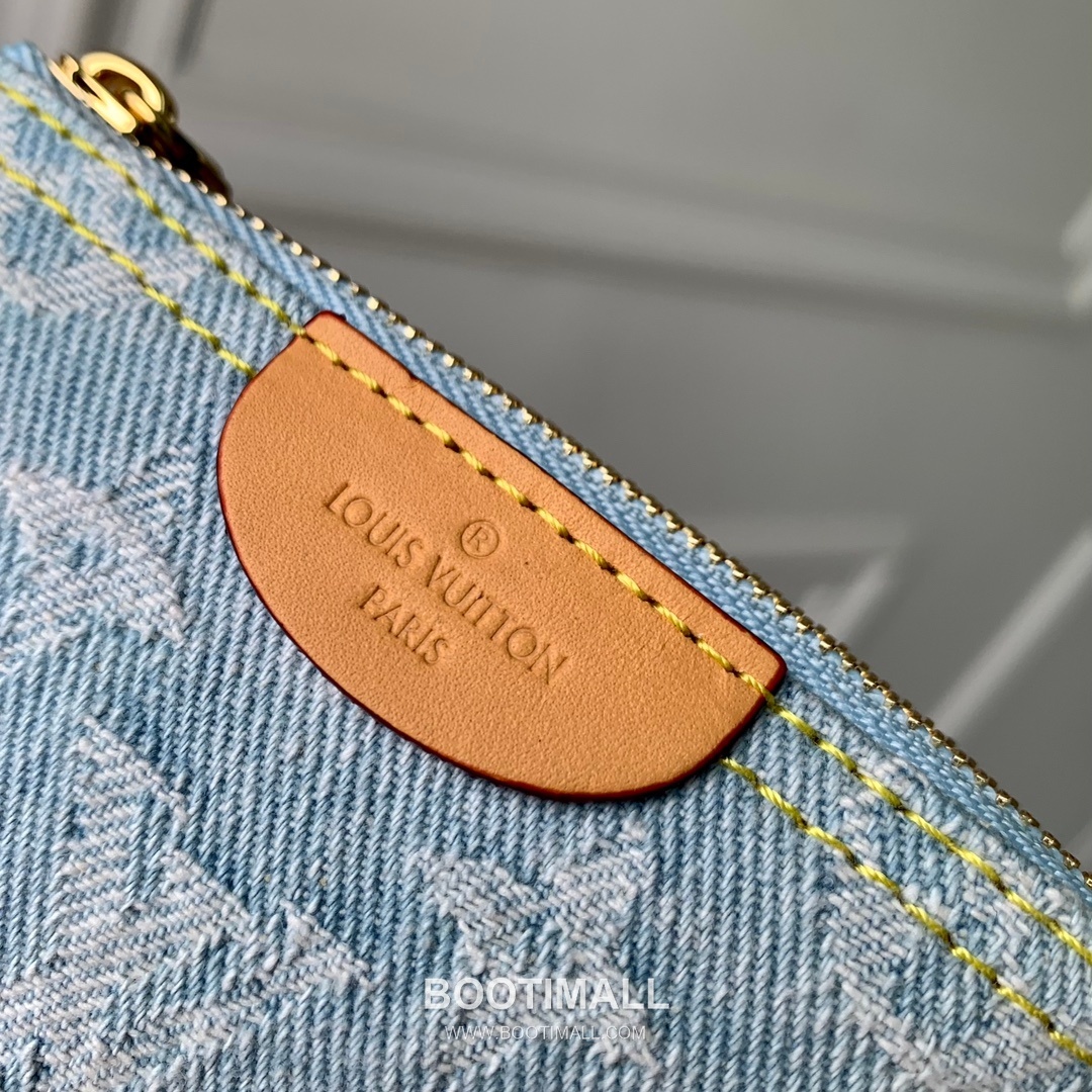 Louis Vuitton Key Pouch M82961 Monogram Denim Canvas Coin Wallet 루이비통 키 파우치 모노그램 데님 캔버스 동전지갑 12cm 5