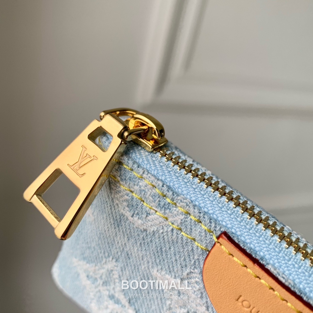 Louis Vuitton Key Pouch M82961 Monogram Denim Canvas Coin Wallet 루이비통 키 파우치 모노그램 데님 캔버스 동전지갑 12cm 6