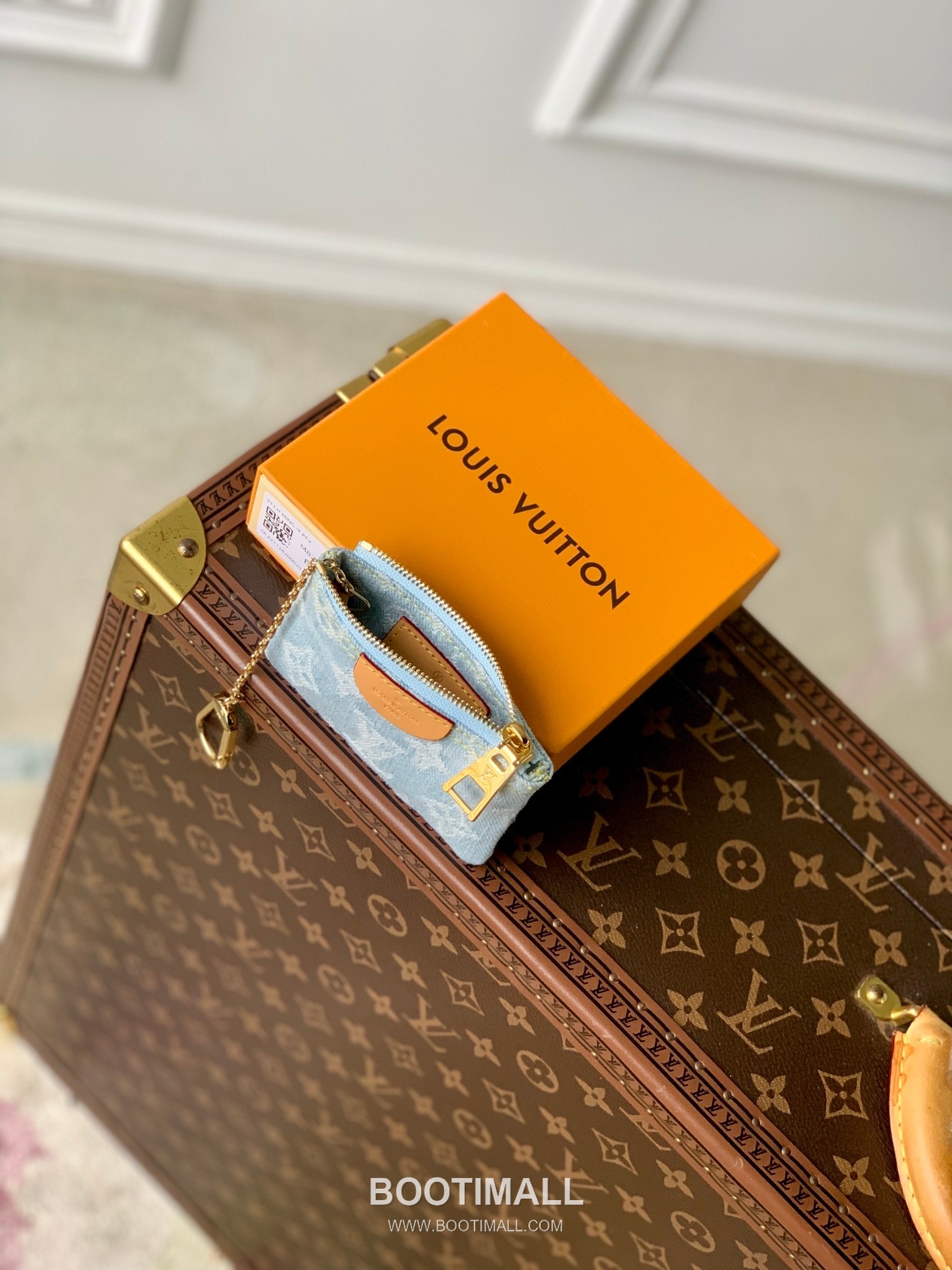 Louis Vuitton Key Pouch M82961 Monogram Denim Canvas Coin Wallet 루이비통 키 파우치 모노그램 데님 캔버스 동전지갑 12cm 9