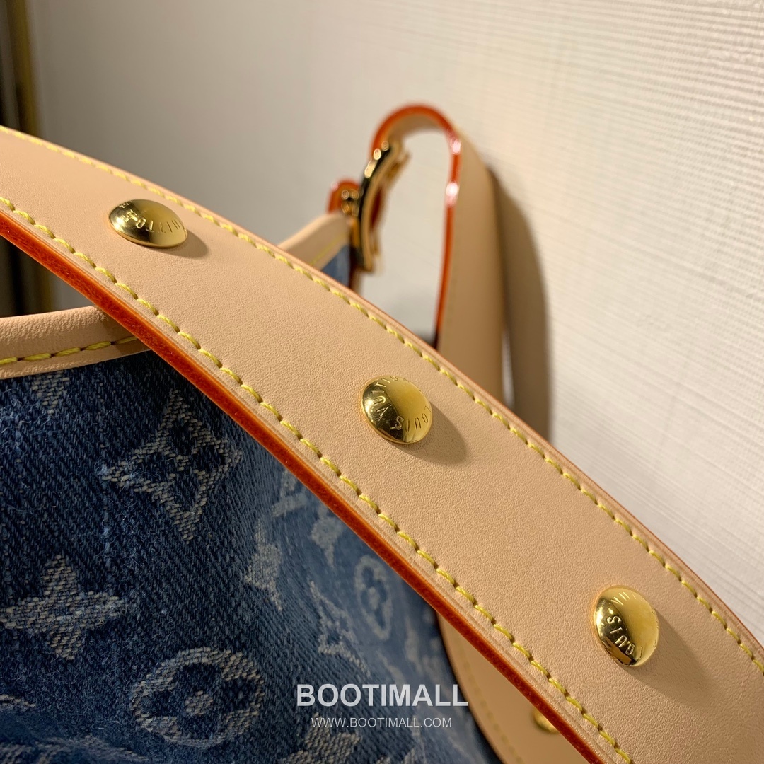 Louis Vuitton Carryall MM M46855 Monogram Denim Canvas Shoulder Bag 루이비통 캐리올 MM 모노그램 데님 캔버스 숄더백 29cm 5