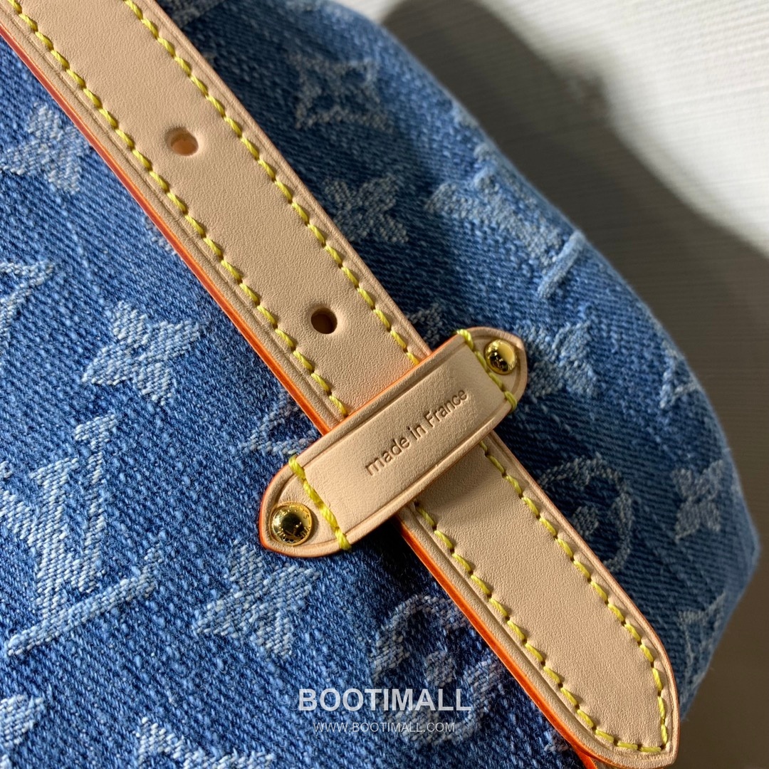 Louis Vuitton Carryall MM M46855 Monogram Denim Canvas Shoulder Bag 루이비통 캐리올 MM 모노그램 데님 캔버스 숄더백 29cm 6