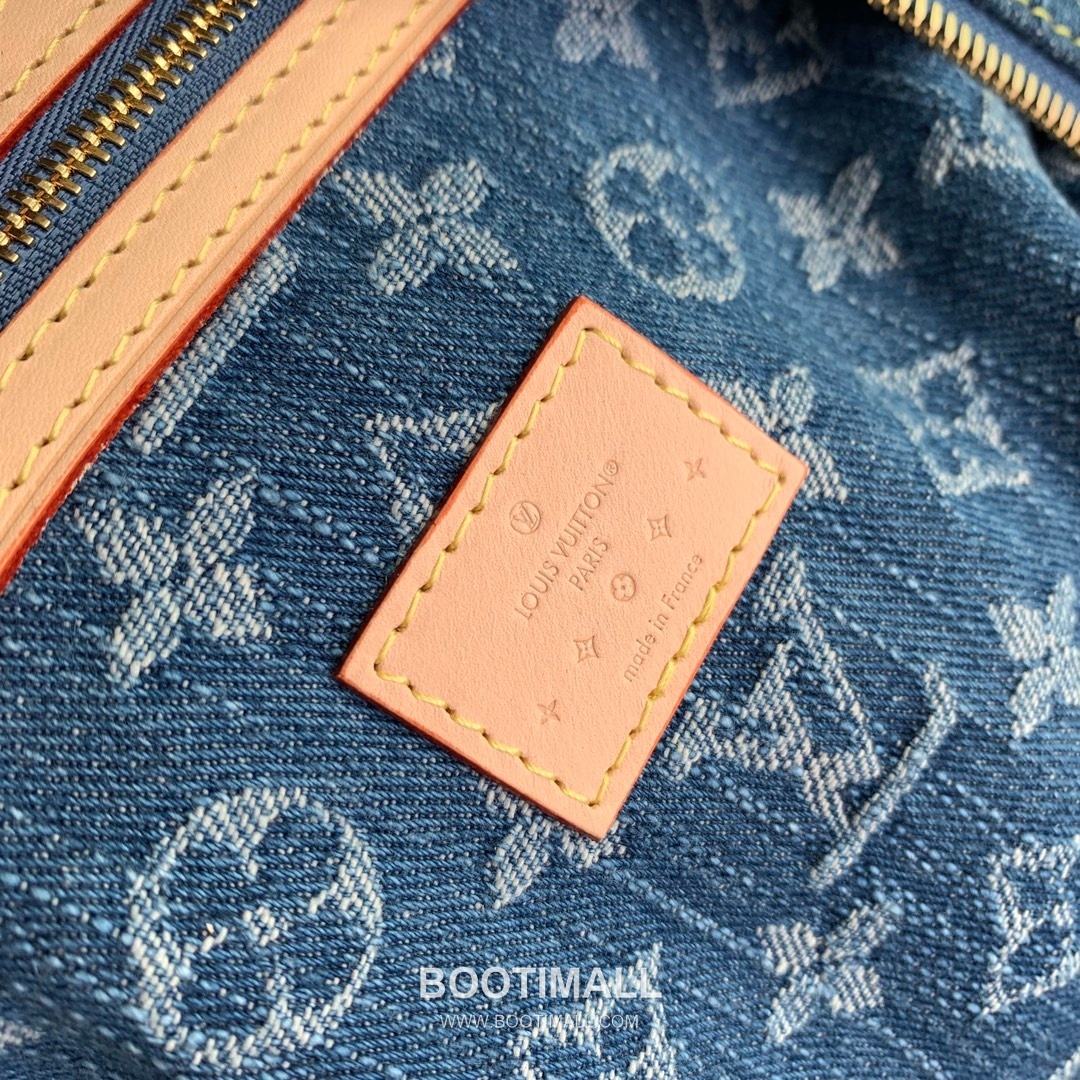 Louis Vuitton Keepall Bandoulière 45 M24315 Monogram Denim Canvas Travel Bag 루이비통 키폴 반둘리에 45 모노그램 데님 캔버스 여행가방 45cm 9