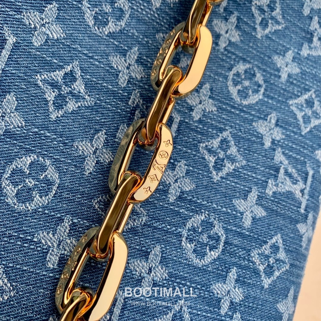 Louis Vuitton Coussin PM M24564 Monogram Denim Canvas Shoulder Bag 루이비통 쿠션 PM 모노그램 데님 캔버스 숄더백 26cm 7