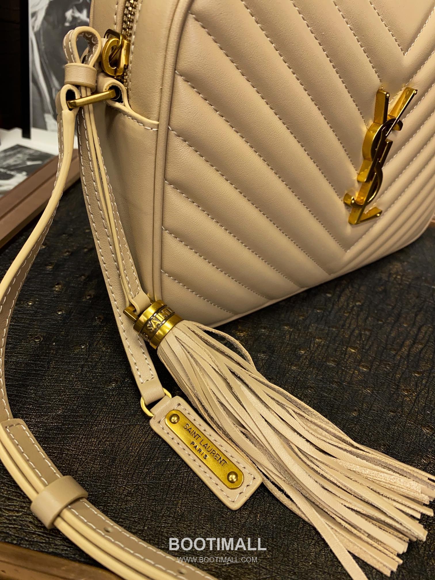 Saint Laurent Lou Camera Bag Calfskin Leather Shoulder Bag 생로랑 루 카메라백 카프스킨 가죽 숄더백 23cm 6